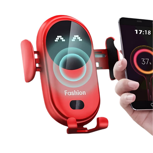 Fashion Qi Fast Wireless Charger Car Phone Holder